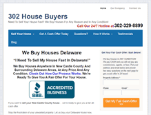 Tablet Screenshot of 302housebuyers.com